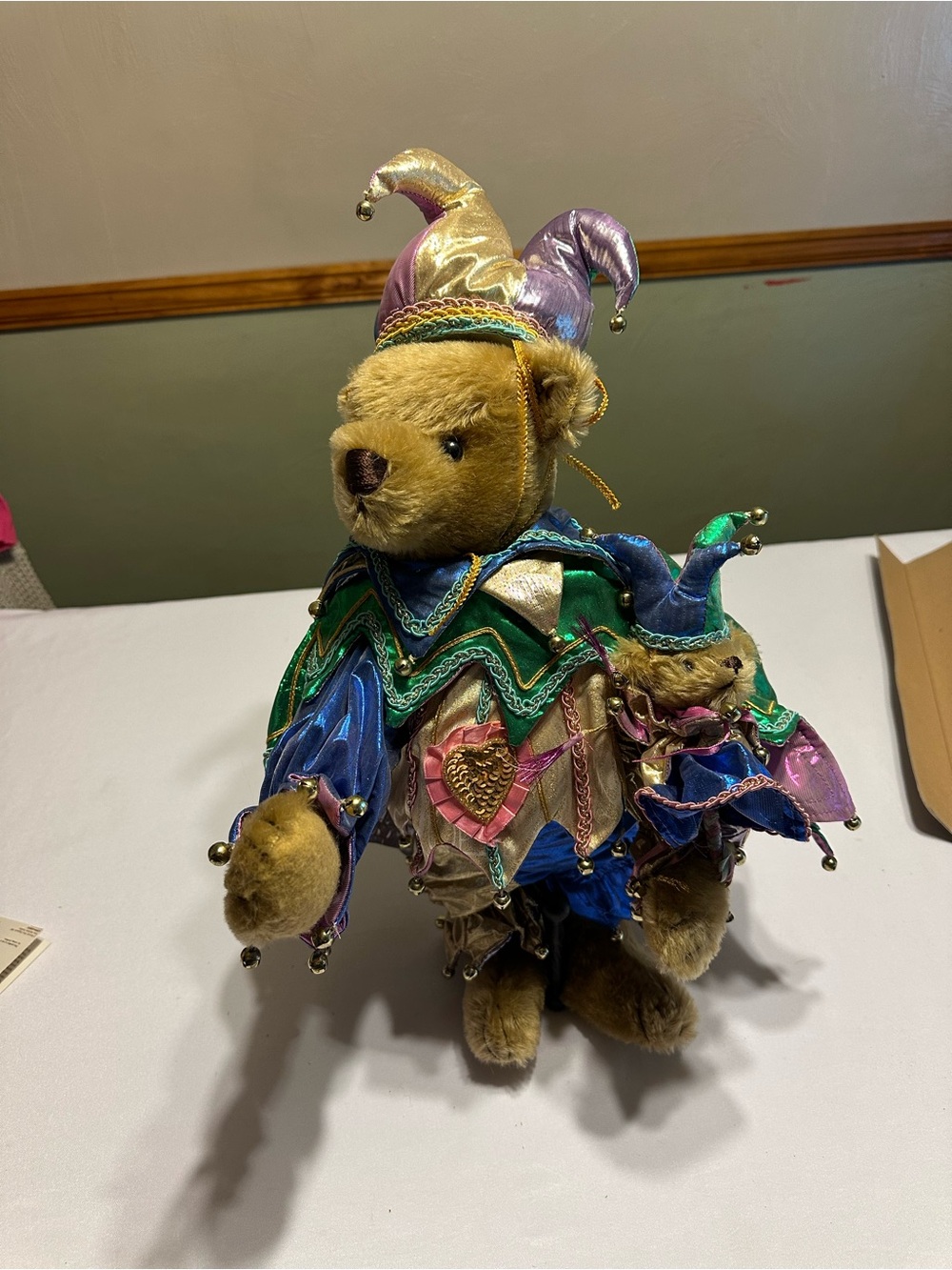 Vintage Gorham  calliope merriweather  #196 musical jester bear